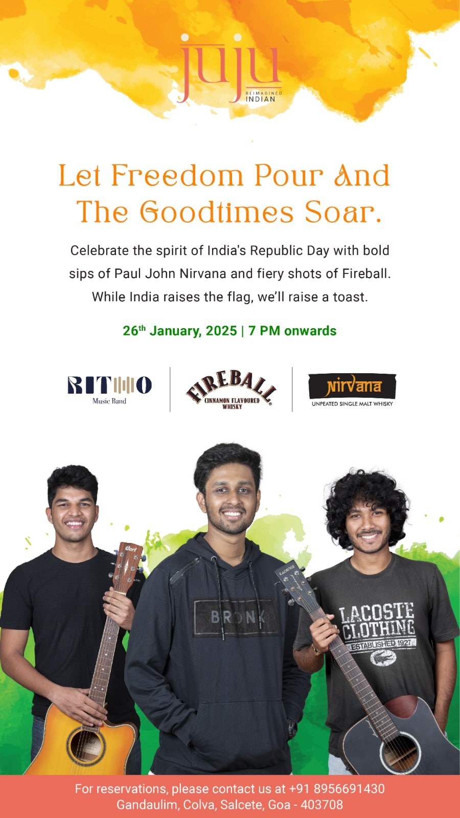 Celebrate the spirit of India's Republic Day with Juju Goa