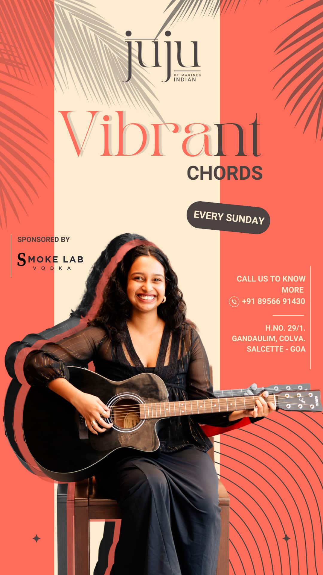 Vibrant Chords: Live Music Magic at Juju Reimagined Indian, Goa